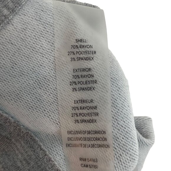 MEDIUM M Calvin Klein Womens Gray Drawstring Waist Jersey Knit Sleeveless Dress - Picture 6 of 6